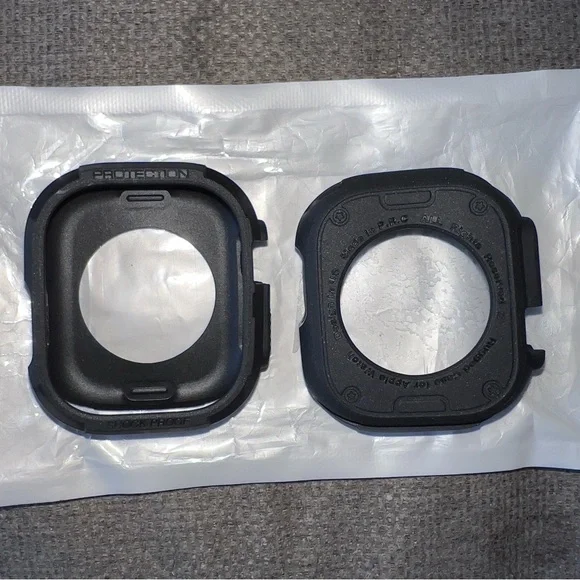 Apple Watch Ultra compatible tpu black case 49 mm (2 pack) NWOT. - Picture 5 of 7